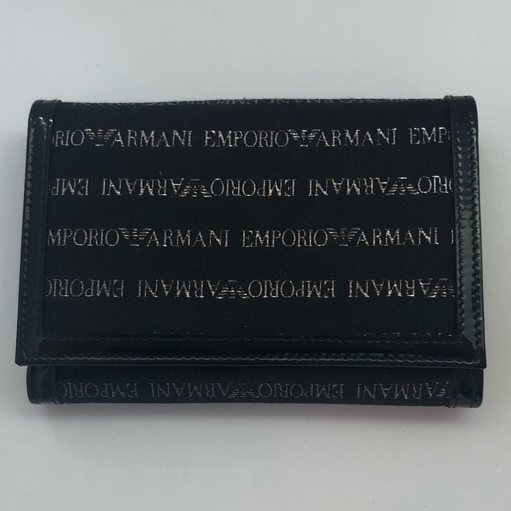Emporio Armani Black & Silver Wallet